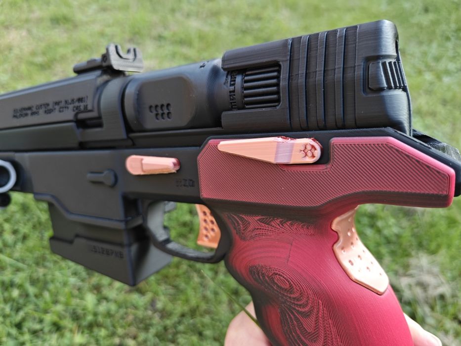 Zabawka pistolet Malorian - CyberPunk