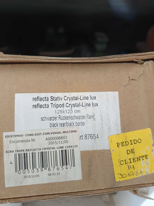 Tela de projeção portátil