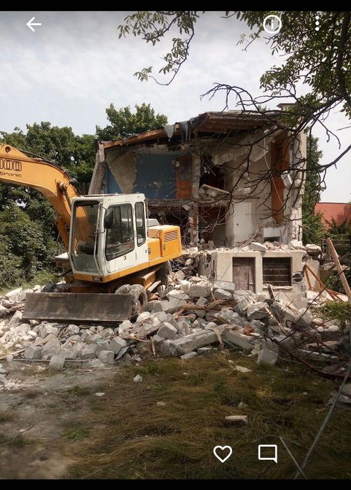 Usługi koparko-ładowarką,koparką kołową,ziemia,piach,wyburzenia