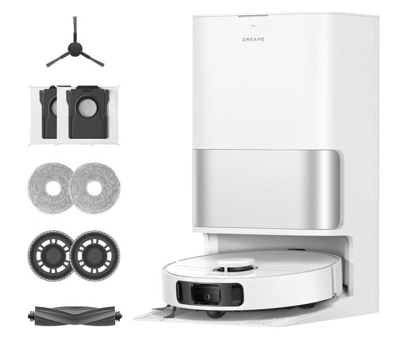 Робот-пилосос з вологим прибиранням Dreame Bot D30 Ultra White (RTD31TE) пилосос робот
