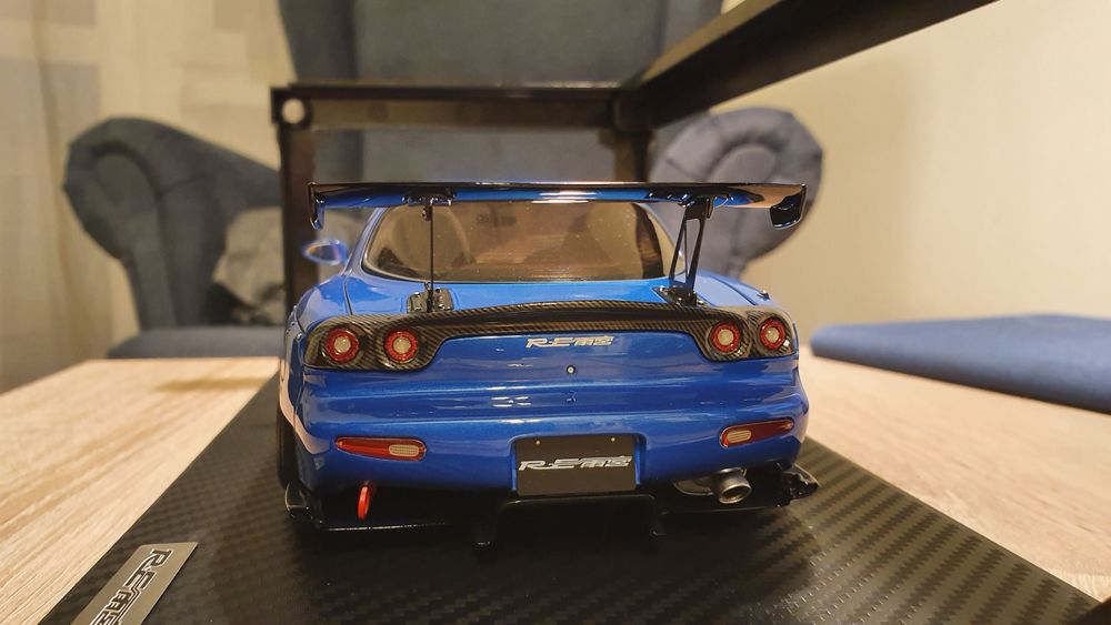 Ignition model 1/18 Mazda RX-7 (FD3S) Re Amemiya Blue IG1046