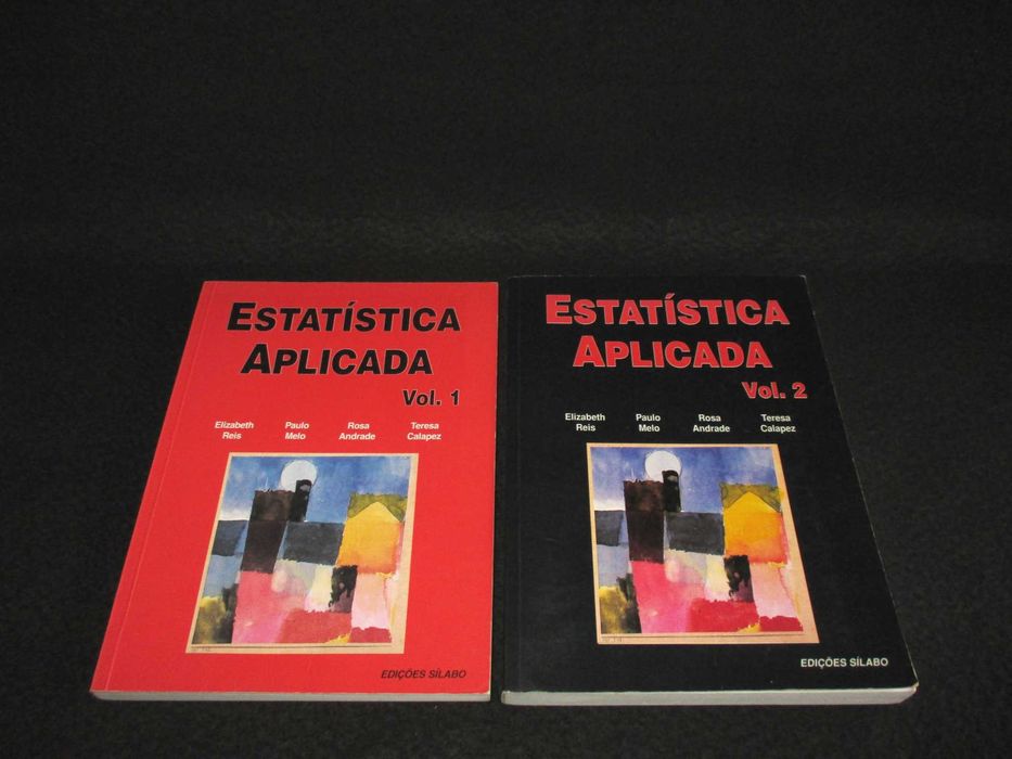 Livros Estatística Aplicada Elizabeth Reis 2 Volumes