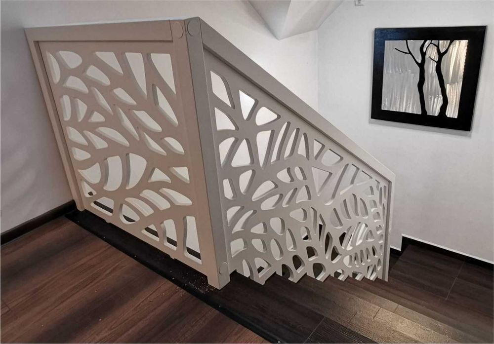 Nowoczesna schodowa poręcz barierka loftowa balustrada BEZ ZALICZKI