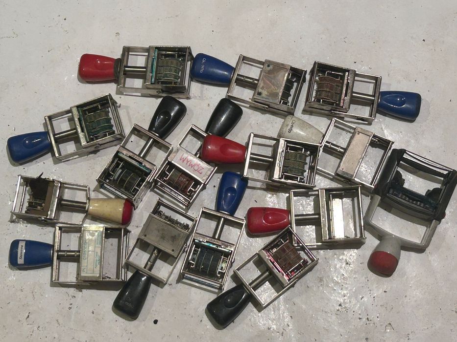 Zestaw NUMERATORÓW,pieczątek