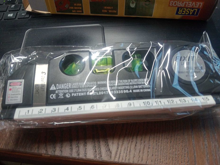 Nível Laser 4-em-1 Fixit Levelpro3 (Novo) – Medição de Precisão