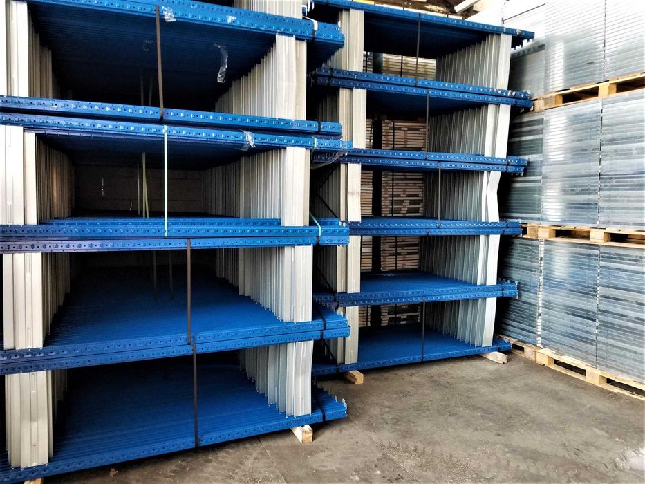 REGAŁ Firmowy Metalowy Magazynowy Półkowy Garażowy Warsztatowy gł.40cm