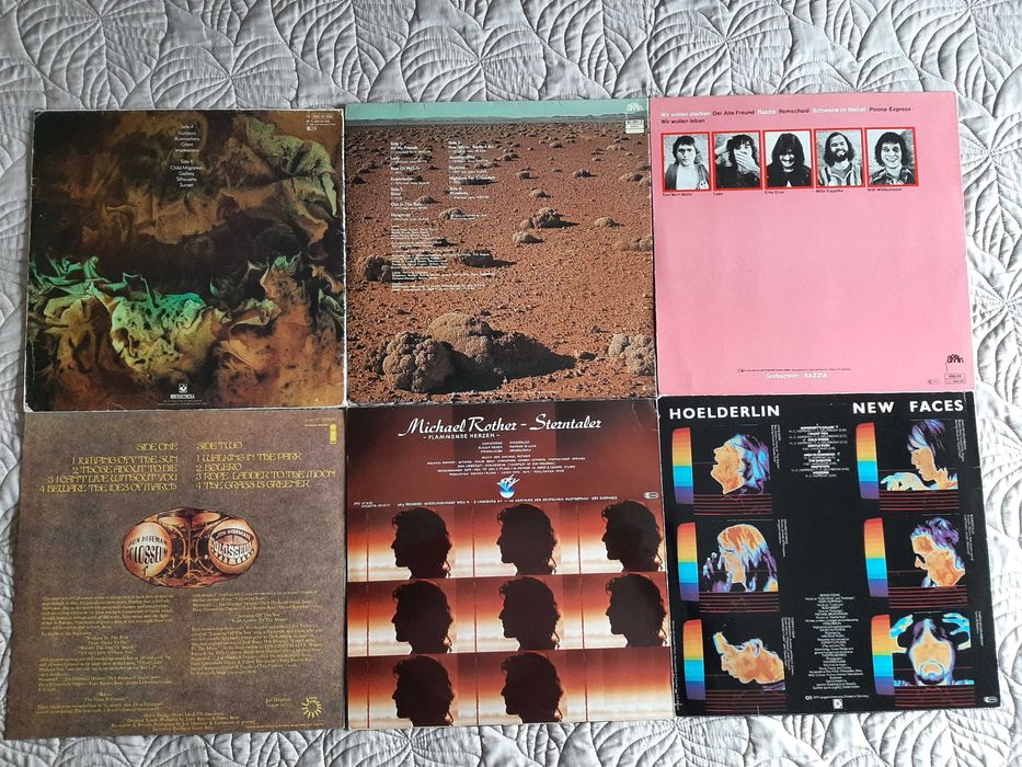 Eloy -Colosseum -Jane–Michael Rother -Grobschnitt -Hoelderlin–Vinil LP