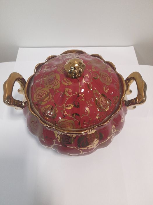 Terrina Africana, de porcelana, para Ochun, 3l