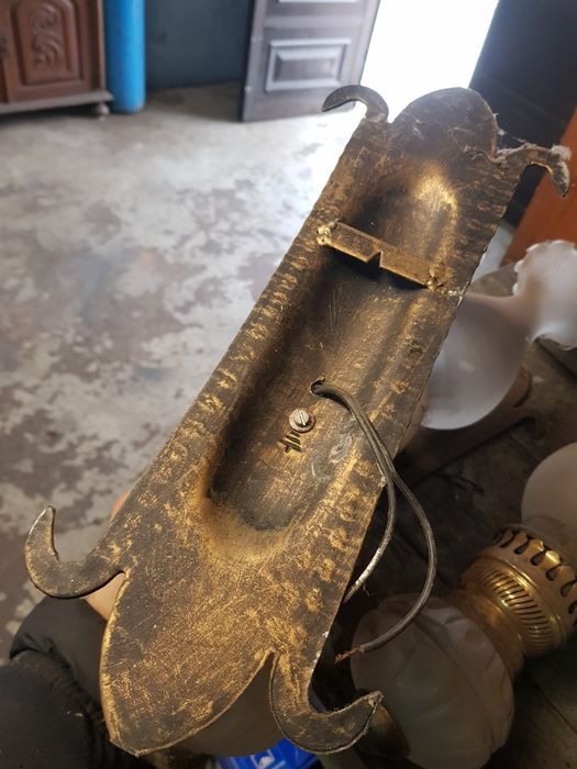 Candeeiro antigo em latão
