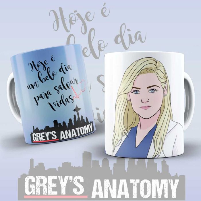 Caneca Grey's Anatomy - Série TV