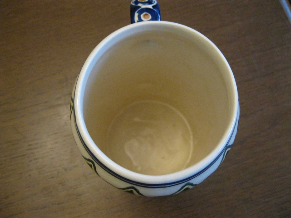 Ceramiczny kufel, Bolesławiec, wielki, ręczna praca, idealny.