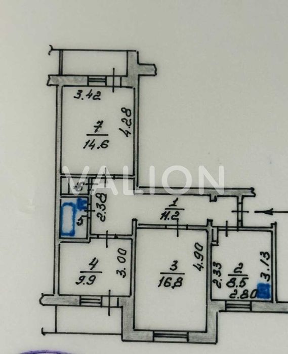 Продам 3кім.квартиру Вишневе вул.Південна,5 єВідновлення