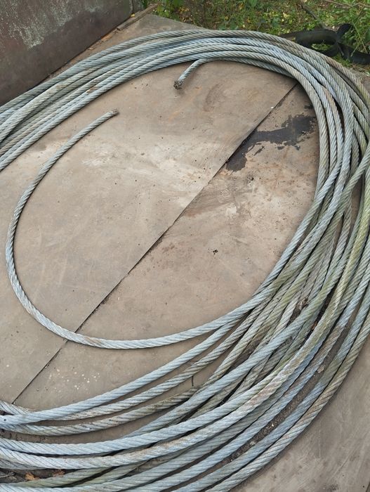Трос сталевий оцинкований діаметр 27 мм