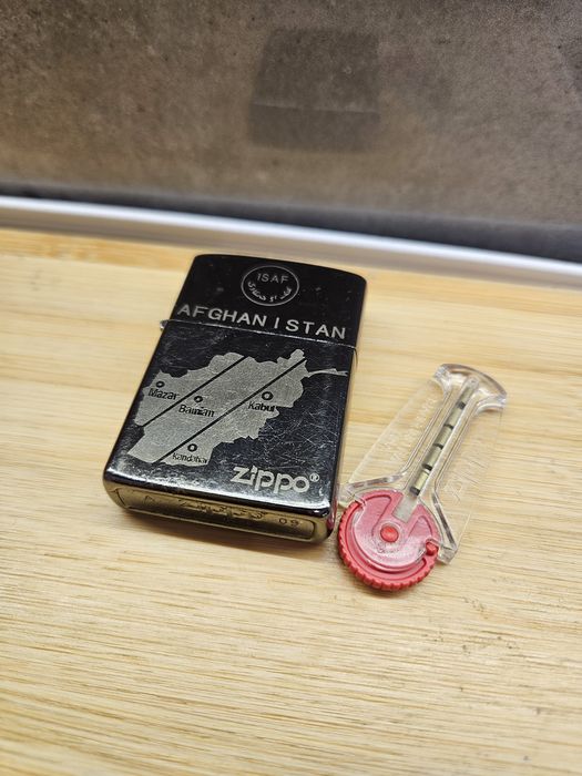 Zapalniczka Zippo ISAF Afghanistan 01/2009