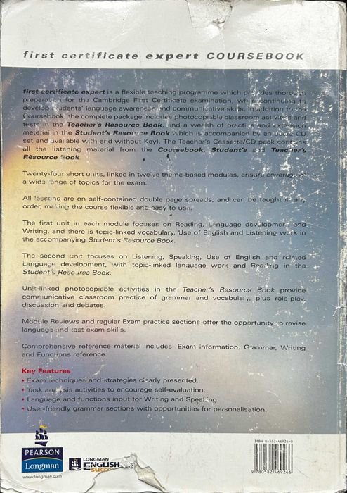 Podręcznik first certificate expert COURSEBOOK