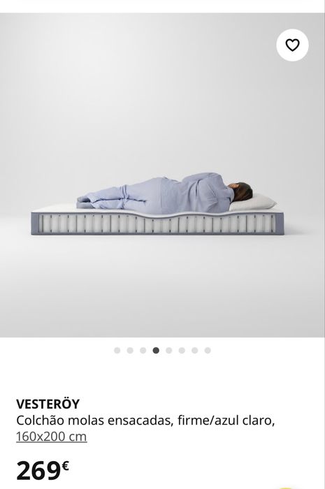 Colchão 160x200 VESTEROY