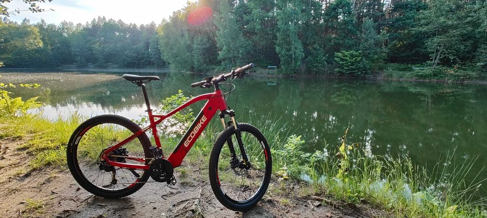 Rower elektryczny EcoBike SX4 27,5"  rama 19  bateria   LG 16Ah 600 km przebieg