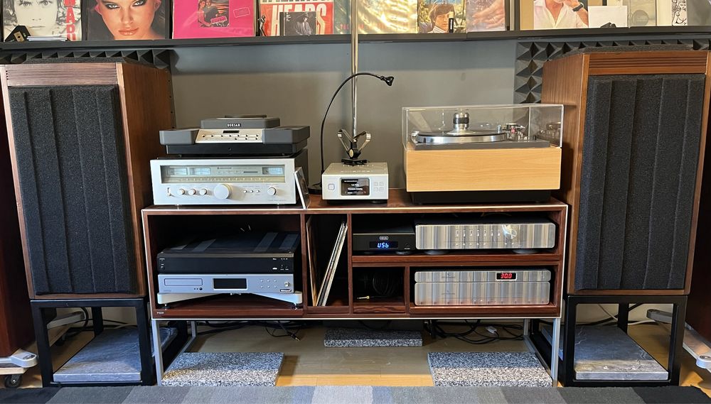 Linn Isobarik DMS, colunas vintage de referência