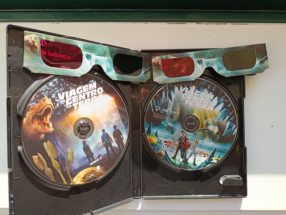 DVD edição especial 2 DVDs viagem ao centro da terra