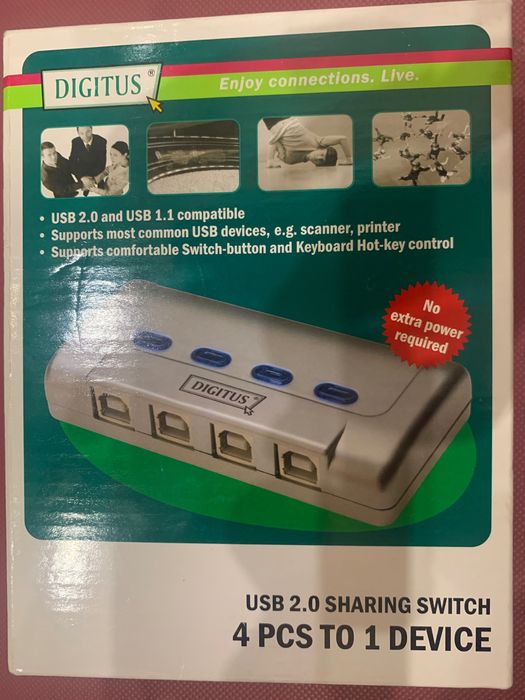 Перемикач  DIGITUS USB 2