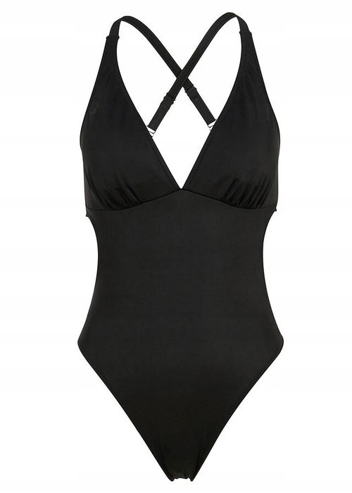 B.P.C kostium jednoczęściowy czarny sexy wycięcia 40.