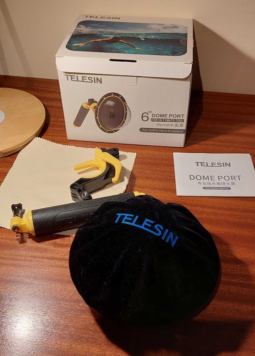 Cúpula para GoPro 8 c/todos os acessórios