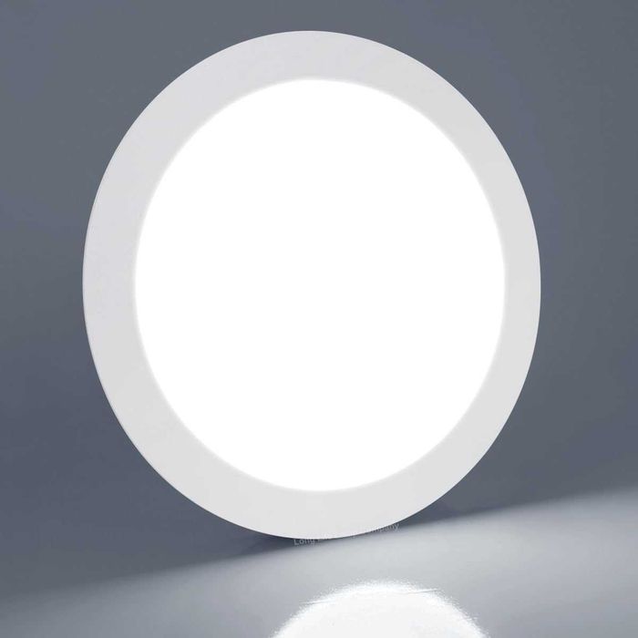 Panel Led Oprawa Podtynkowa Wpuszczana , Okrągła, 20W, *
