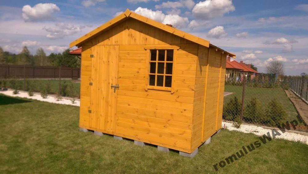 domek narzędziowy, drewniany, ogrodowy, narzędziówka, drewniany