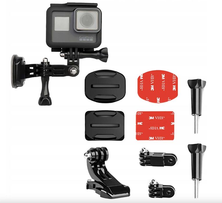 Mocowanie Uchwyt naklejki na kask głowę front side mount do GoPro DJI