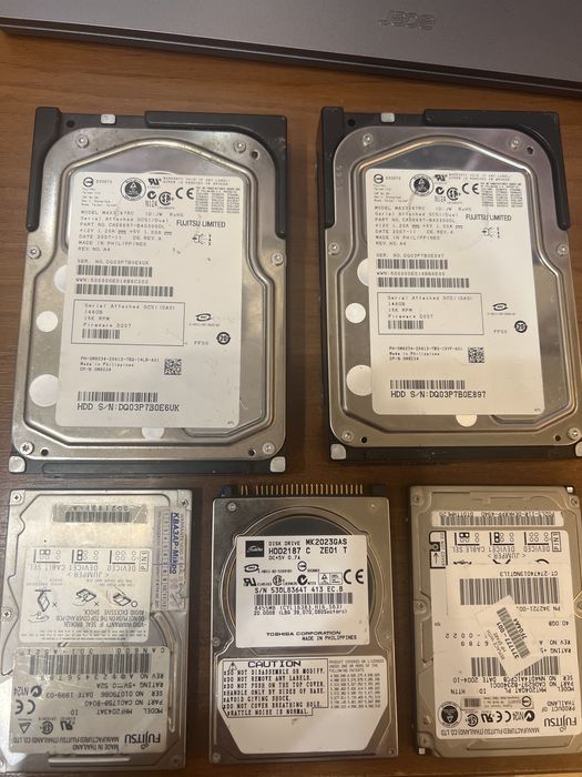 Жорсткий диски SAS та IDE ноутбучні в ціну включена комісія ОЛХ
