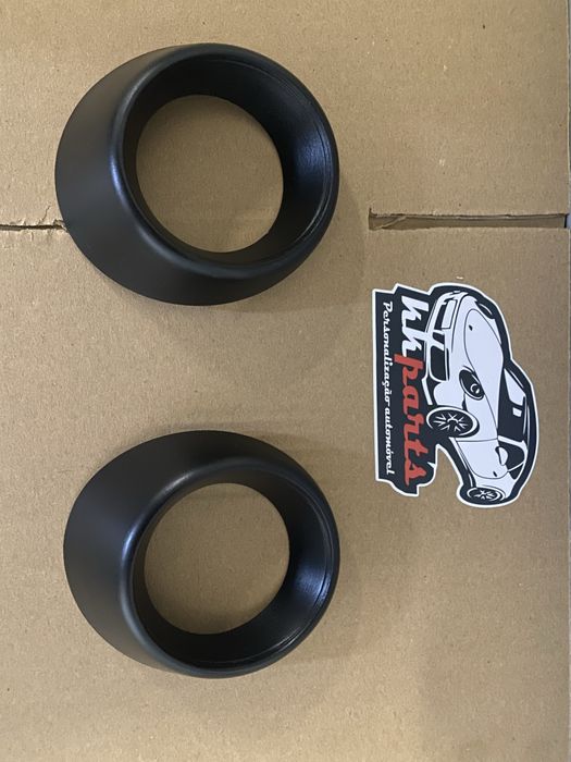 SUPORTES MOLDURAS ENCAIXES FARÓIS DE NEVOEIRO FIAT 500 ABARTH NOVOS