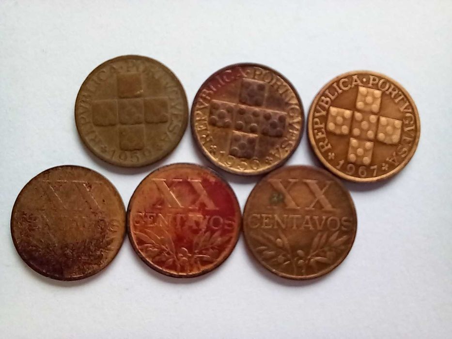 Portugal XX centavos, 1942 a 1969