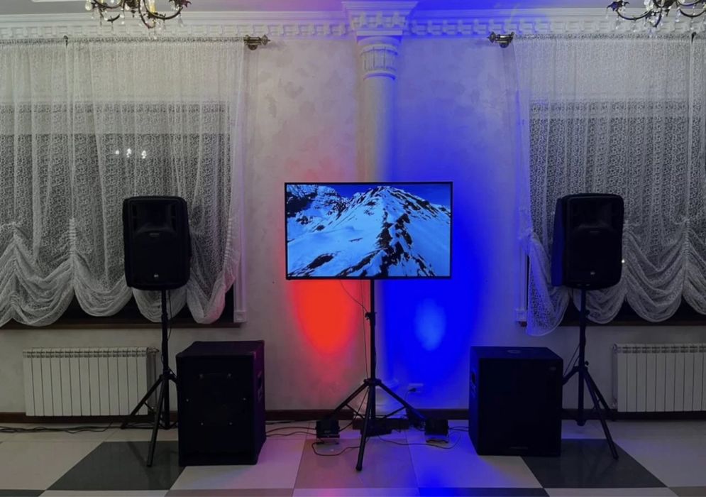 Караоке на выезд, диджей, аренда экрана, проэктора, звук, свет