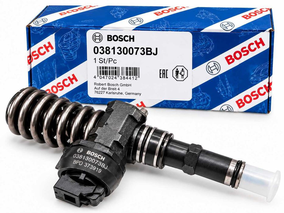Pompowtryskiwacz 038130073BJ 2.0 TDI Vw Audi Skoda Seat Gwarancja