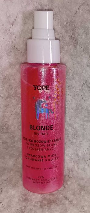 Mgiełka rozświetlająca do włosów Yope kwarc