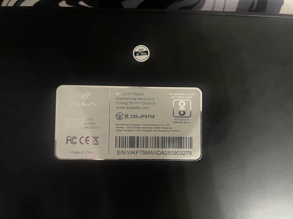Клавіатура aula f75 max