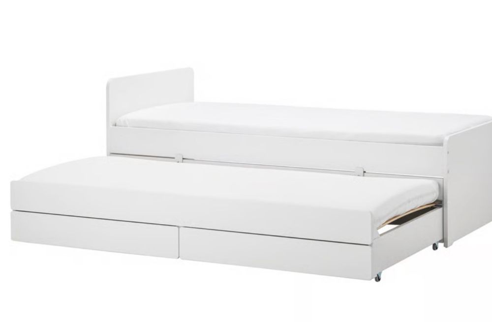Cama Slakt Ikea (com dois colchoes)
