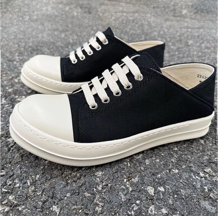 Rick Owens DRKSHDW Ramones Low,Рик овенс рамоны,с загнутым задником