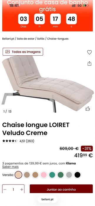 Vendo sofá-cama em excelente estado!