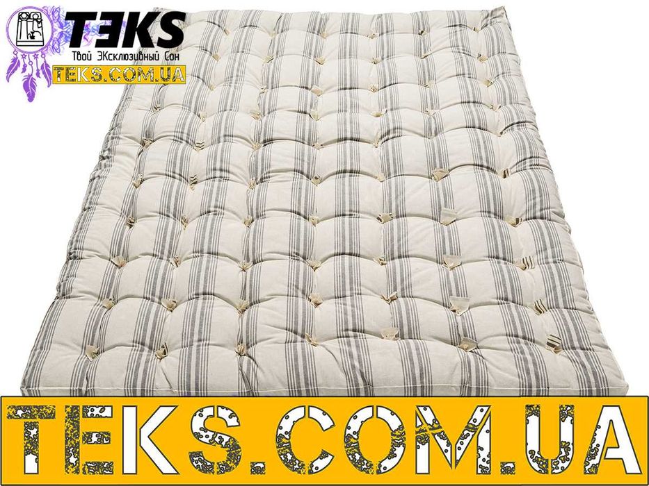 МАТРАС ВАТНЫЙ, ватяний матрац, Поликотон, мебельная вата, хлопок, тик.