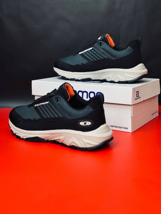 Летние Salomon саломоны легкие мужские соломон кожа в наличии Salomon