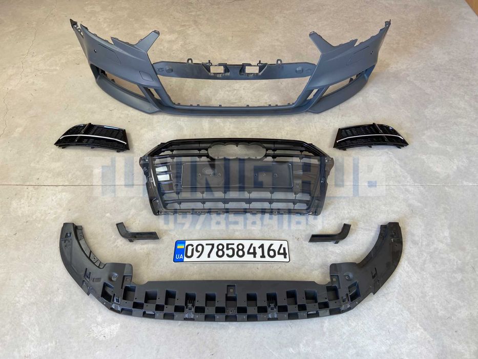 передний бампер Audi A3 8V S3 FB 2016-2020 ауди audi решетка радиатора