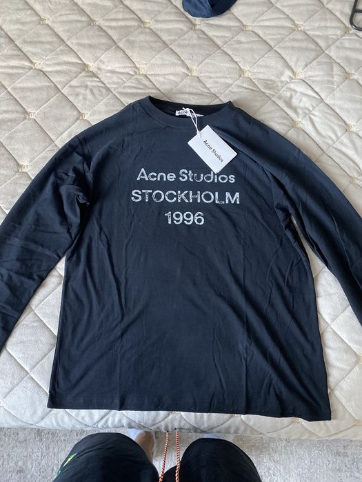 Лонгслів Acne Studios чорний