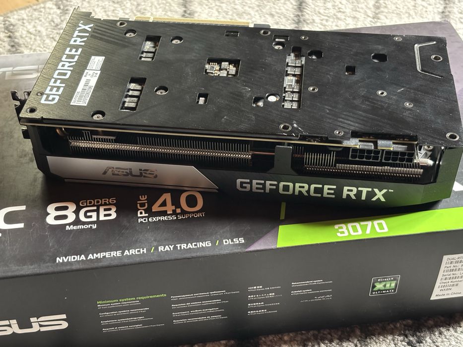 RTX 3070 Asus Dual Oc 8gb