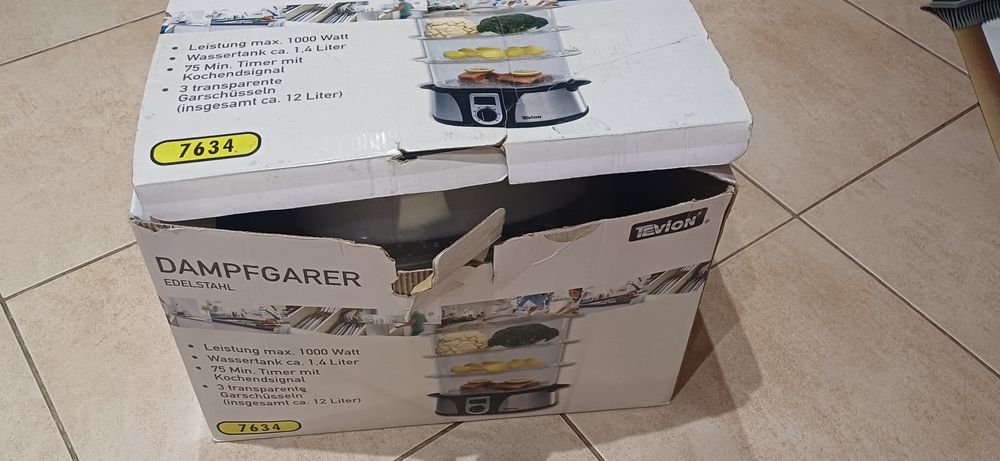 parowar jak nowy - urządzenie do gotowania na parze