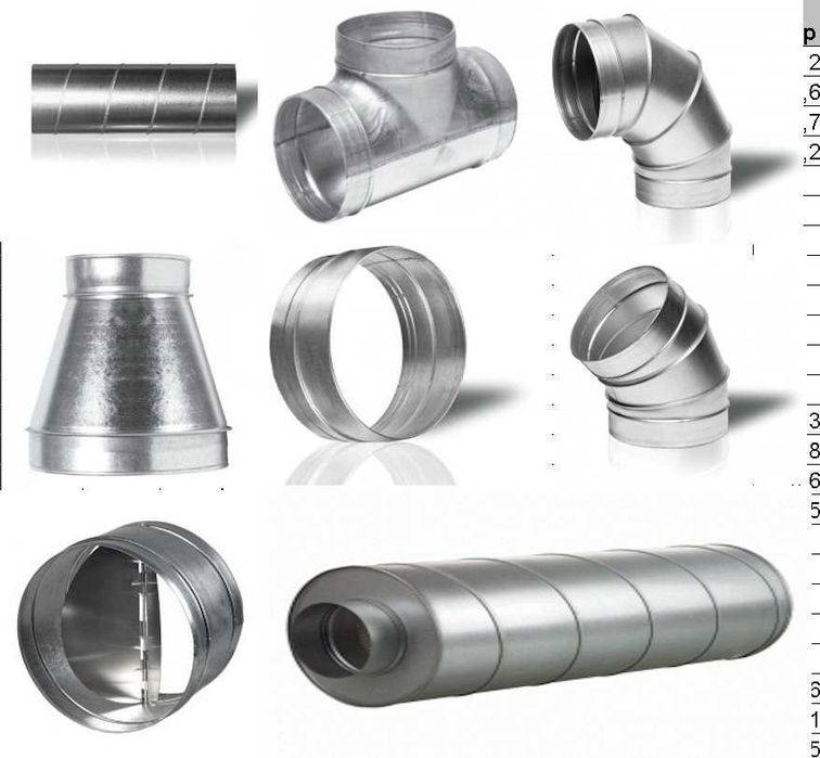 Вентиляція Вентс. Оцинковані повітропроводи, трійники. Не нові