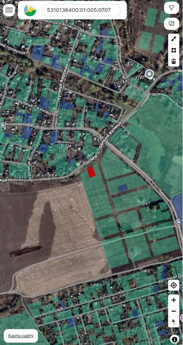 Продаю ділянку 10 соток у Полтаві, 5310136400:01:005:0707