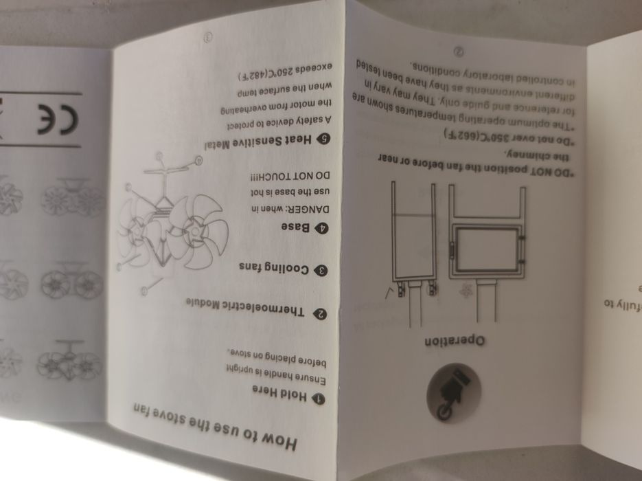 Ventilador de lareira ou salamandra