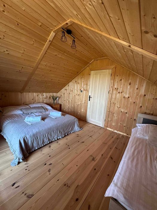 Brzozowa Polanka- Domek nr 2. Kominek. Jacuzzi. Sauna.  8 osób.