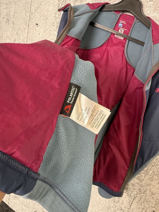 (Розмір M) Жіноча гібридна трекінгова куртка Salomon LAB Polartec Pertex Microlight